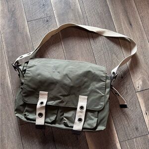 Gap Nylon Canvas Messenger Bag
